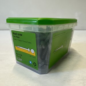 Träskruv Förzinkad 6,0x70 100pcs Essve