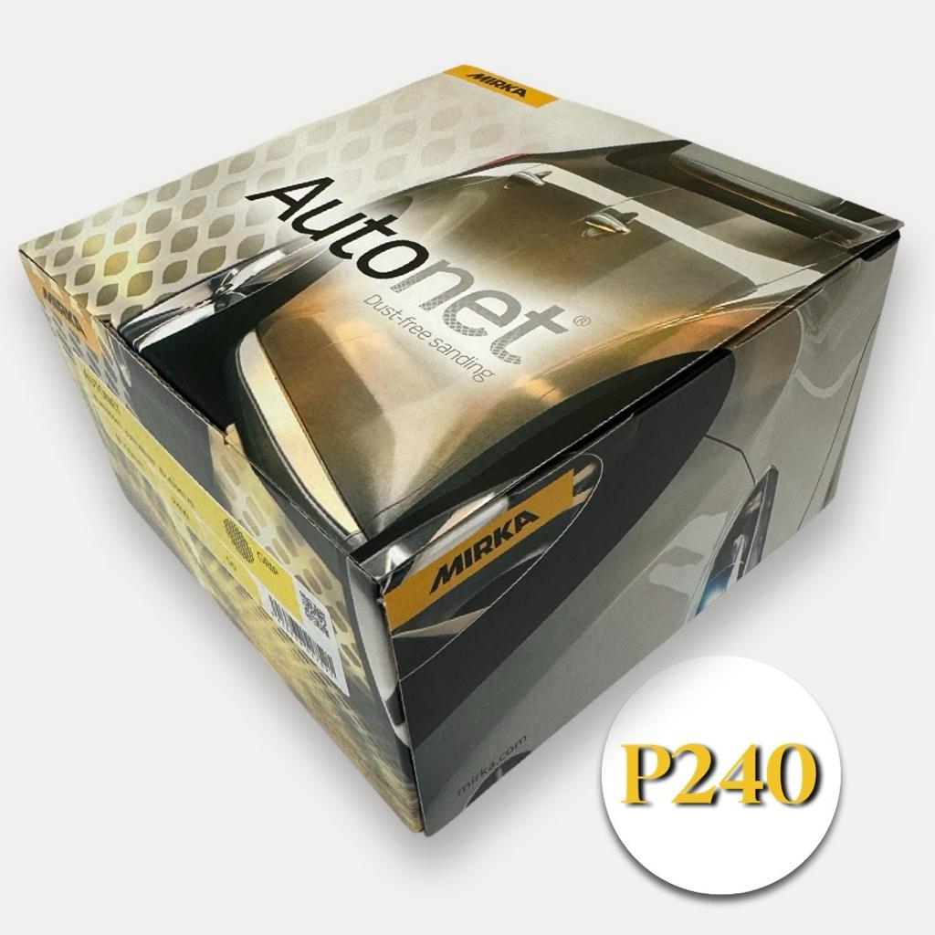 Mirka Autonet 50-pack (hel ask) P240 - Slippapper - Lackzon